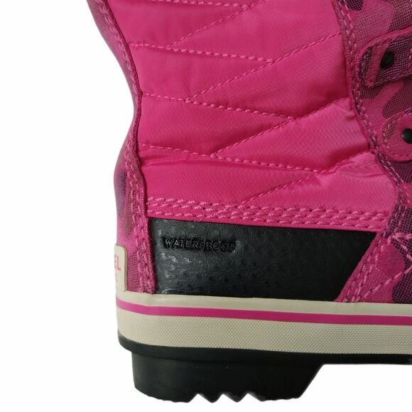 Sorel Pink Tofino Faux Fur Ice Rubber Boots - Picture 5 of 11
